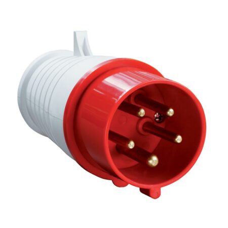 Fișă industrială mobilă 32A IP44 3P+N+PE 380V Vecas