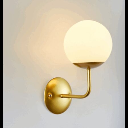 Aplica LED auriu JH-482 E27 sticlă-Metal