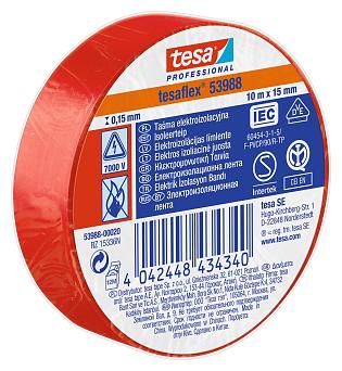 Изолента красный 20m*19mm Tesa