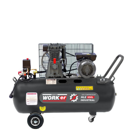 COMPRESOR DE AER 100L 2200W MLE TECHNOWORKER