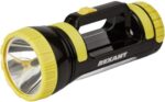 Аккумуляторный фонарик с солнечной батареей 7В жёлтый/Чёрный 220V Rexant
