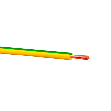 Кабель и провод ПВ3 1x2.5mm жёлтый/Зелёный медный