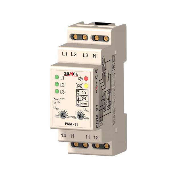 RELEU DE TENSIUNE PNM-31 16/25 A 230 V IP20 Zamel RELEU DE TENSIUNE PNM-31 16/25 A 230 V IP20 Zamel
