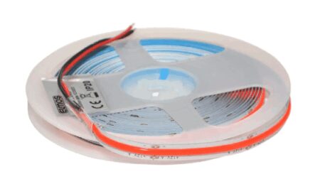BANDA LED COB 12W/M 12V IP20 ROSU ELMOS (5M)