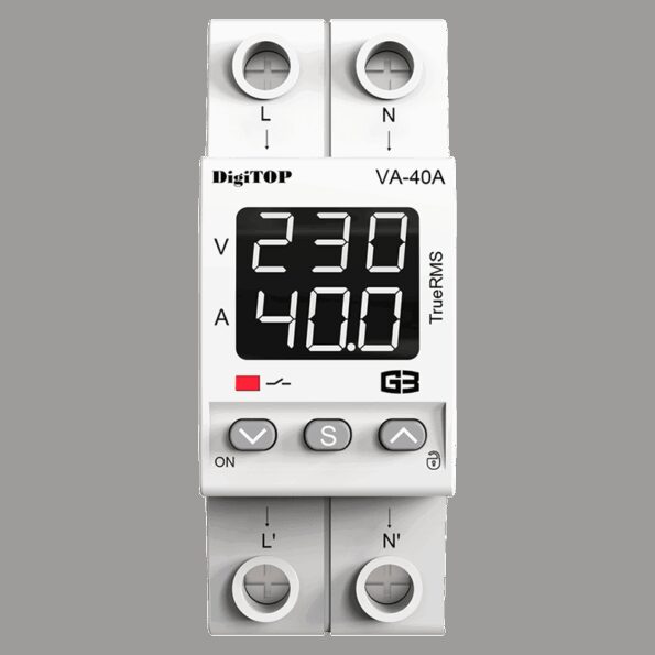RELEU CONTROL TENSIUNE CU ECRAN DIGITAL 2P 63A DIGITOP