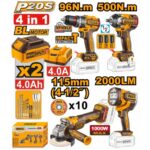 SET DE 4 SCULE PE ACUM. INDUSTRIAL INGCO