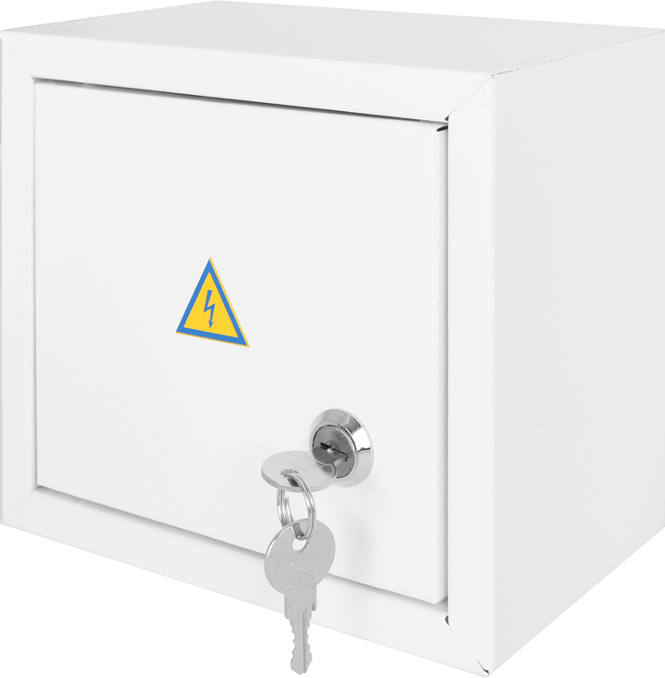 Металлический шкаф 165*190*100mm 6 модулей ИП54 белый метал Enext Металлический шкаф 165*190*100mm 6 модулей ИП54 белый метал Enext