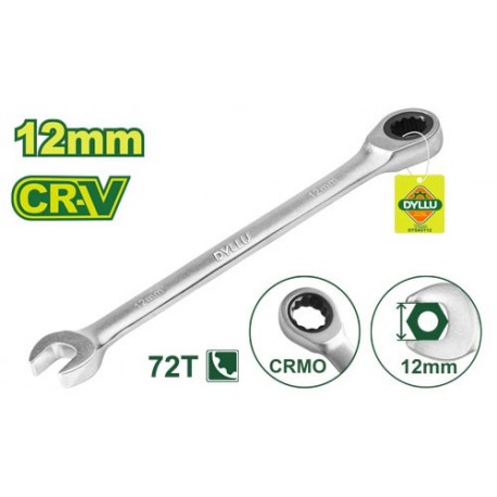 CHEIE COMBINATA CU CLICHET 12MM CR-V DYLLU CHEIE COMBINATA CU CLICHET 12MM CR-V DYLLU