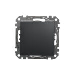 Întrerupător unitar incorporabil antracit 10A IP20 220V sedna New Schneider