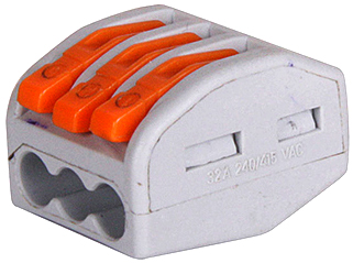 Разьем Wago с монтажными ножками Enext