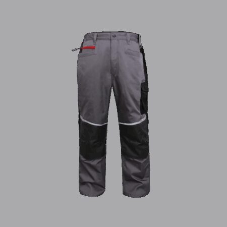 PANTALONI 65 POLIESTER 35 BUMBAC GRI/NEGRU PROFMET