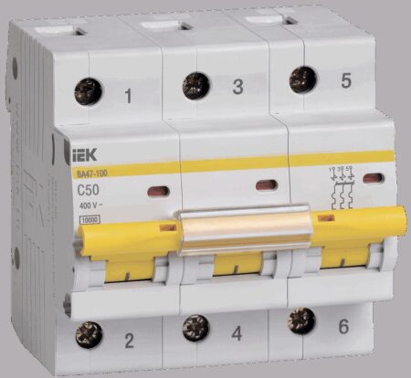 Выключатель автоматический 50A 3P ИEK