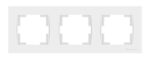 Рамка 3-я белая rita Mutlusan