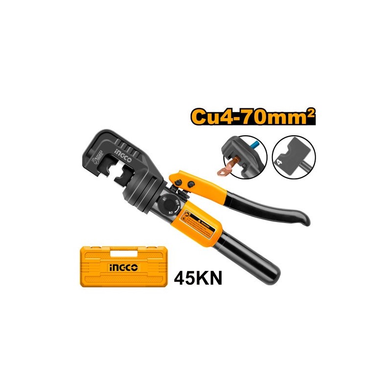 PRESA HIDRAULICA 4-70MM2 INGCO PRESA HIDRAULICA 4-70MM2 INGCO