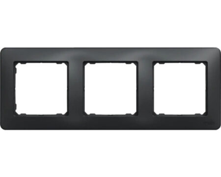 Ramă triplă antracit sedna New Schneider