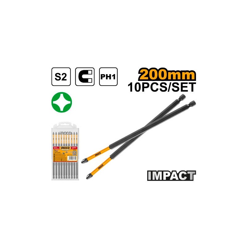 SET DE BITI PH1 PH1 200MM INGCO SET DE BITI PH1 PH1 200MM INGCO