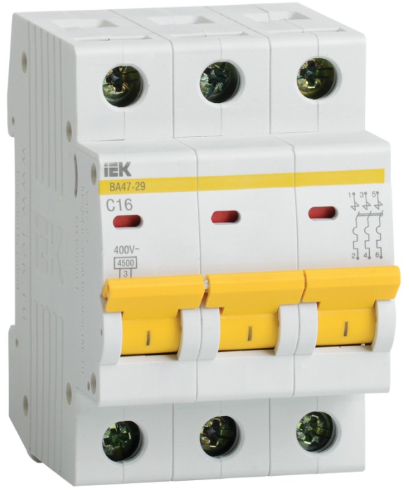 Întrerupător automat 32A 3P IEK Întrerupător automat 32A 3P IEK