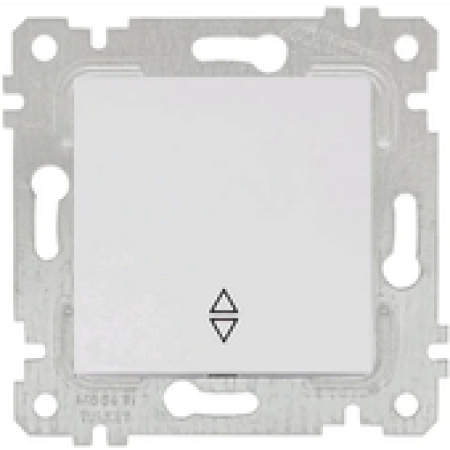 Întrerupător unitar incorporabil cap-scară alb 10A IP20 220V rita Mutlusan