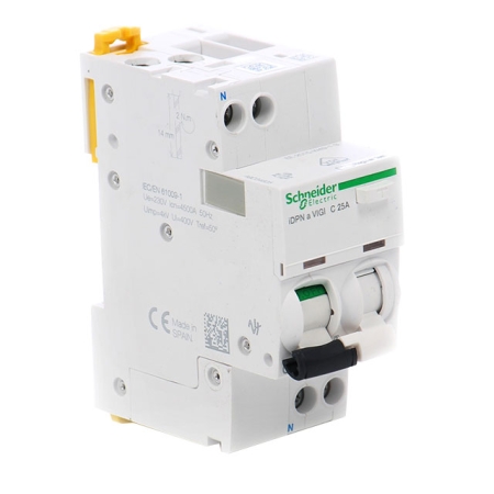 Диференциальный автоматический выключатель 32A 1P