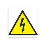 Pericol de electrocutare Autocolant