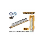 SE DE CAPURI TUBULARE 10 BUC 10-24MM INGCO