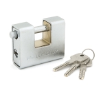 Латунный навесной замок 40*105mm 3 ключа Toya