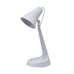 Настольная лампа белая ИП20 E14 Lumineco