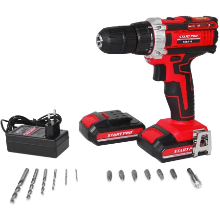 Masină de găurit/înșurubat 18V acumulator 2.0AH START PRO