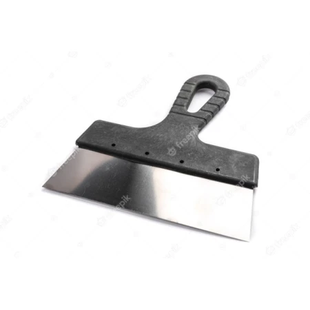 Șpaclu cu mâner din plastic 350mm inox Toya