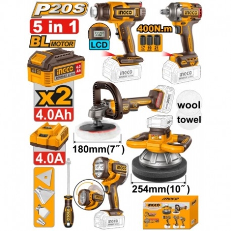 SET DIN 5 SCULE PE ACUMULATOR INGCO INDUSTRIAL