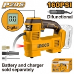 COMPRESOR AUTO PORTABIL 11BAR 35L/MIN INGCO