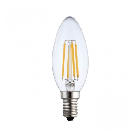 Bec LED cu filament 4W 2700K E14 C35 LEDline