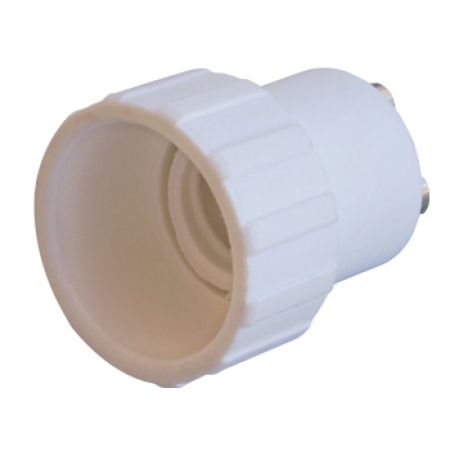 Adaptor alb din GU10 în E14