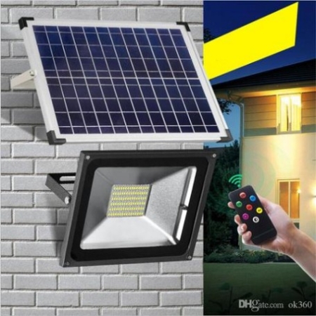 Proiector led cu panou solar 40W 6500 K IP65
