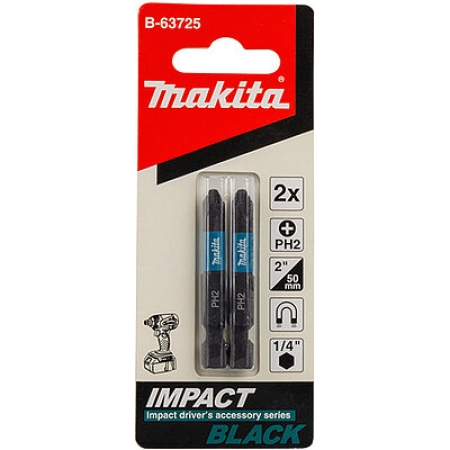SET 2 BITI IMPACT HEX 1/4 PH2 50MM MAKITA