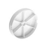 Соединитель с клапаном белый пластик 150mm Ventika