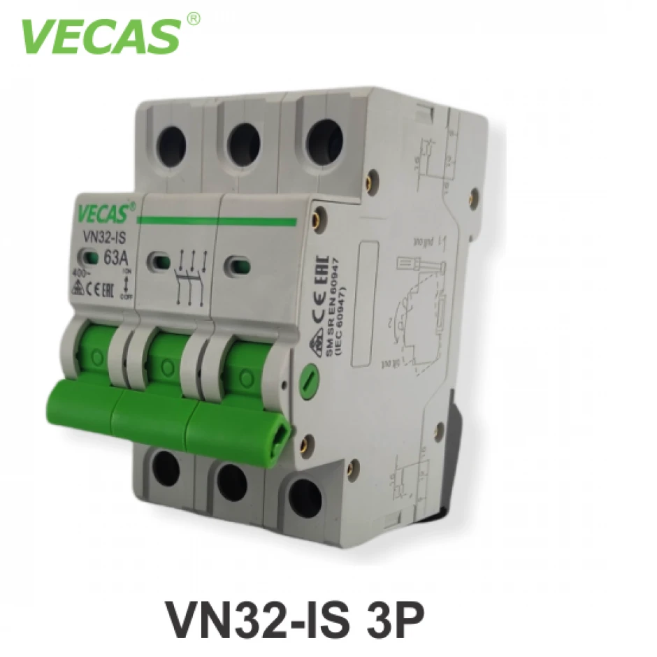 SEPARATOR DE SARCINA SF125 3P 63A VECAS SEPARATOR DE SARCINA SF125 3P 63A VECAS