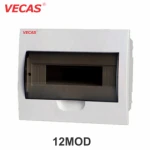 Dulap de distributie 12 module IP41 alb plastic