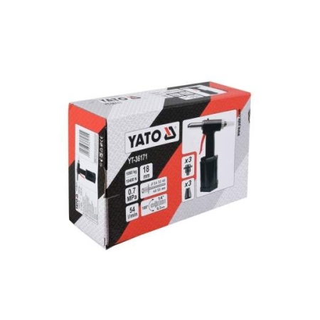 Пневматический заклепочник 18MM Yato