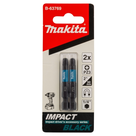 SET 2 BITI IMPACT HEX 1/4 PZ3 50MM MAKITA