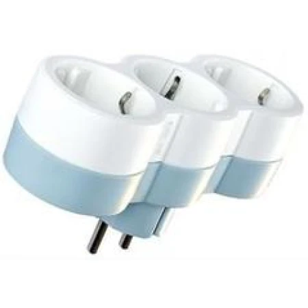 Adaptor cu 3 prize alb 10A Timex