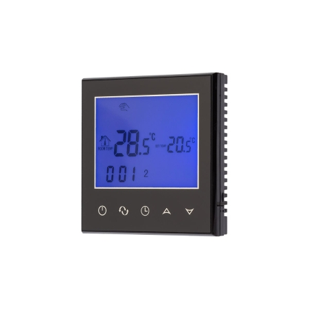 Цифровой термостат черный 3500W Rexant