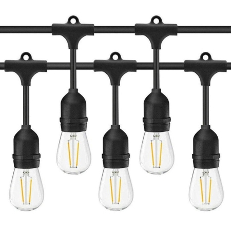 GHIRLANDA 5M+10*E27 1W LEDOM