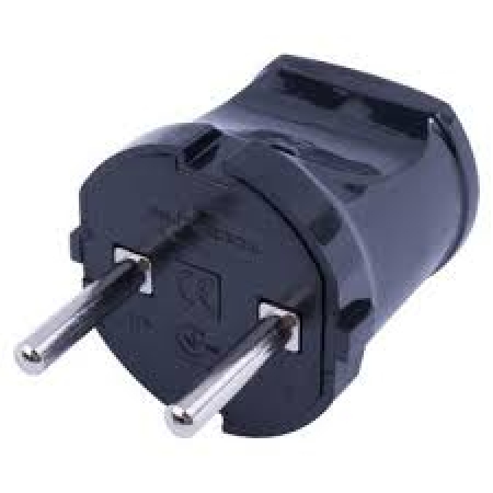 Вилка черный 10A Enext