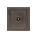 Розетка компьютерная графитовый встраиваемывая 10A ИП20 220V Злмос