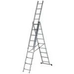 Scară de aluminiu extensibile VHR TK 3*9 630 cm 242 cm 5 trosoane ELKOP