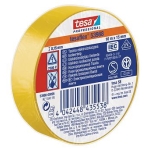 Изолента желтый 20m*19mm Tesa
