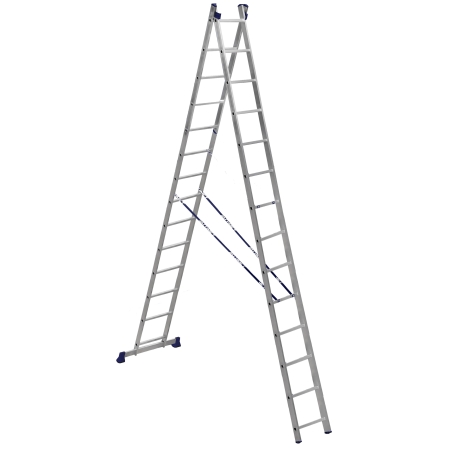 Scară de aluminiu VHR HK 2x14 733 cm 373 cm 5 trosoane ELKOP