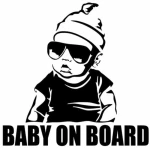 BABY ON BOARD Autocolant