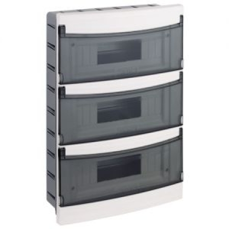 Щит для автоматов 36 модуля белый пластик Depa